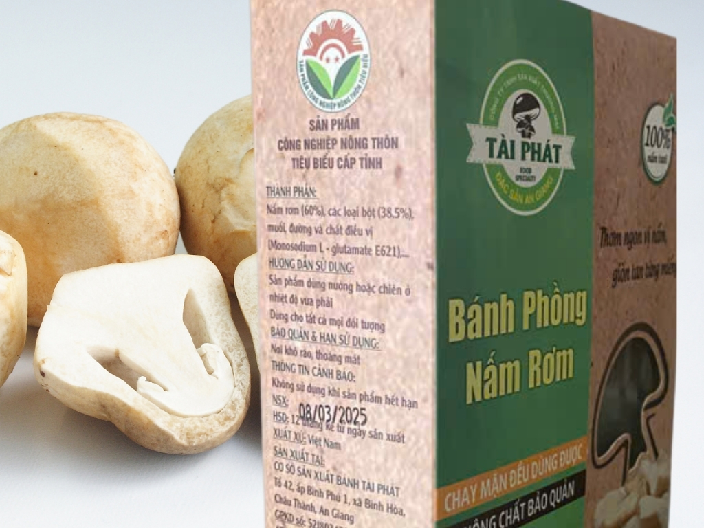 Vì sao bánh phồng nấm rơm là món "đa năng" cho mọi chế độ?